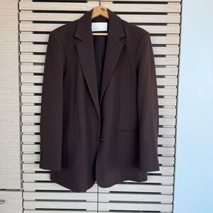 OAK + FORT Rich Brown Blazer